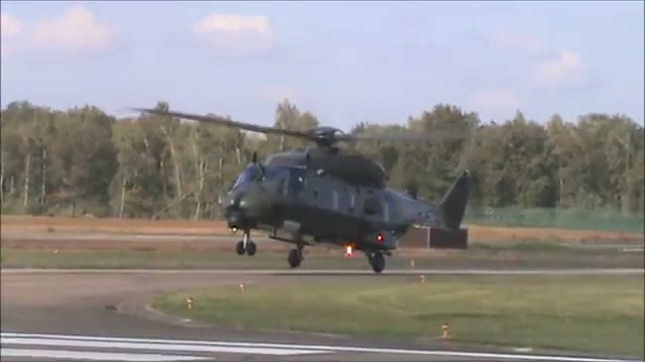 Belgian Air Force Days 2014 - Arrival & rehearsal A109BA / NH90TTH