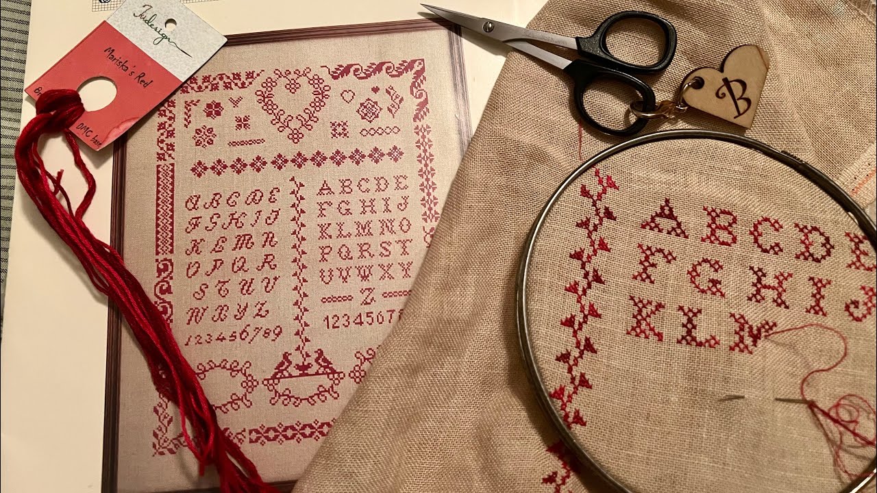 FlossTube 122: A 90% WIP Parade & Looking for Winners of Subscriber Giveaway!