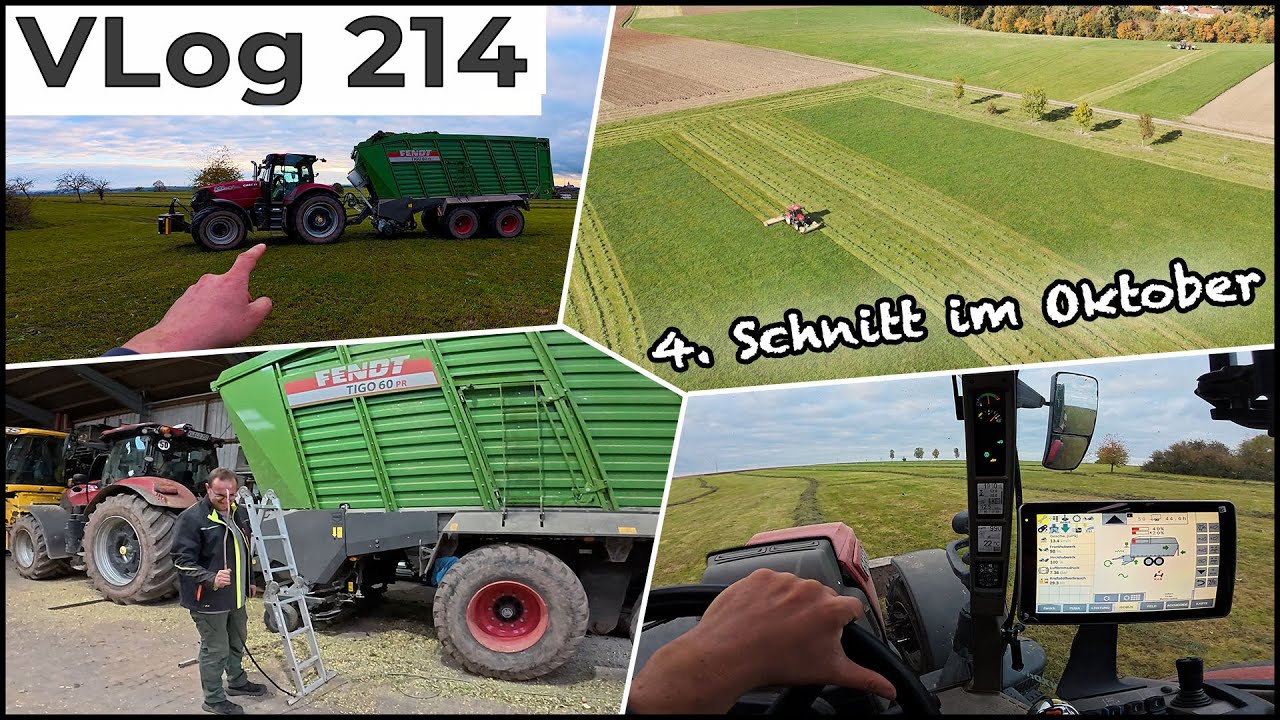 FarmVLOG#214: 4.Schnitt - feuchte Angelegenheit & Das Getreide bekommt Pflanzenschutz