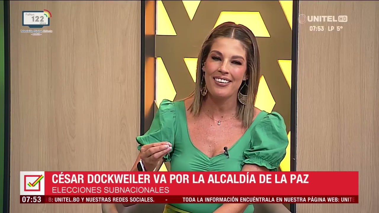 César Dockweiler quiere transformar La Paz e instalar un moderno sistema de seguridad y salud