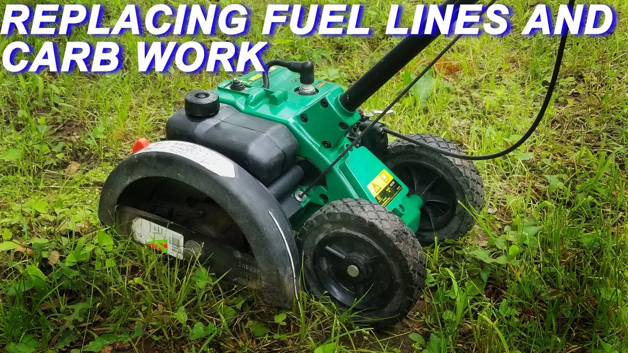 Fixing A Weedeater Edger That's Been In Storage For A Very Long Time