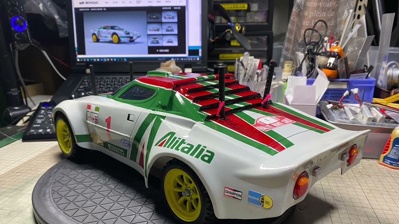 自作　ランチアストラトス　ラジコンボディ