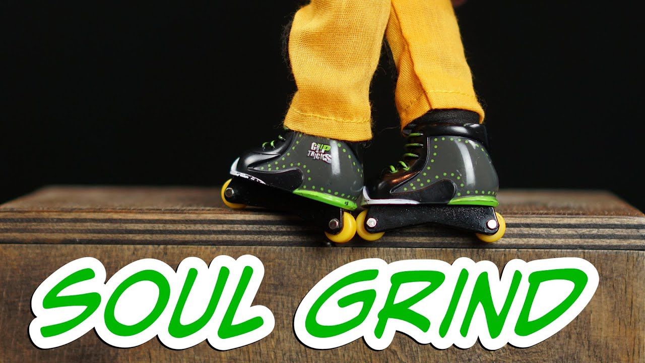 Basic Soul and Soul Grind tricks | Finger Roller Skates tutorials | Grips & Tricks