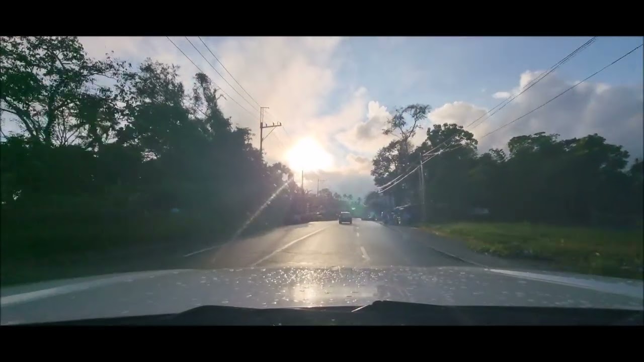 Sunrise Morning View at Road Trip Luisiana Laguna Philippines