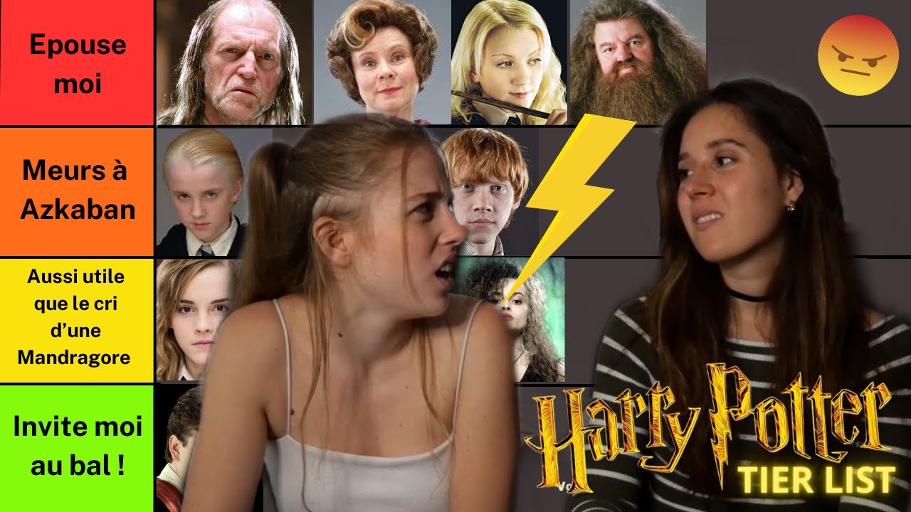 HERMIONE MÉRITE DE MOURIR A AZKABAN ??! 😈 (Tier List HP ft @Christelle-Chronicles )