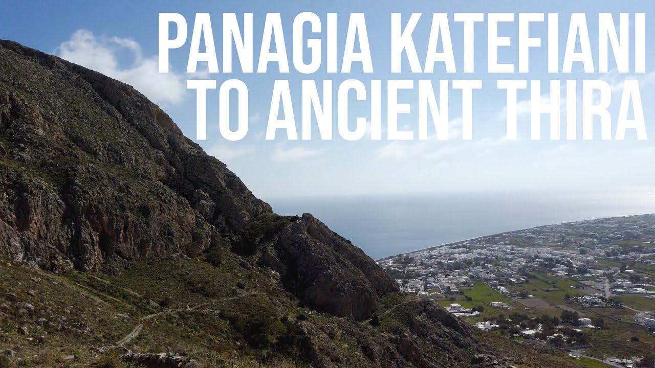 #44 Panagia Katefiani to Ancient Thira hike in Santorini [4k 60fps]