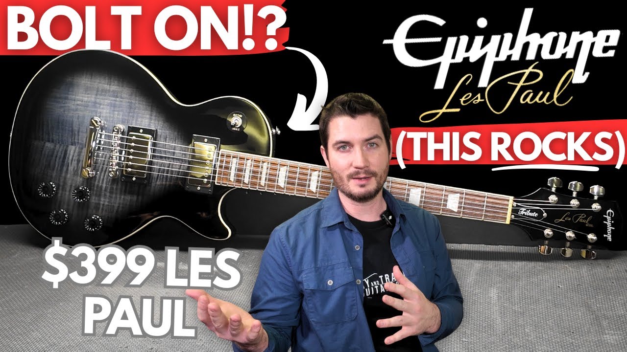 Может ли гитара Les Paul с болтовым креплением грифа за 399 долларов быть по-настоящему крутой?
