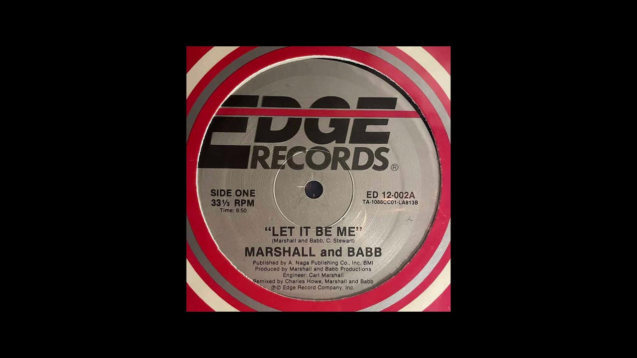 Marshall and Babb - Let It Be Me (12