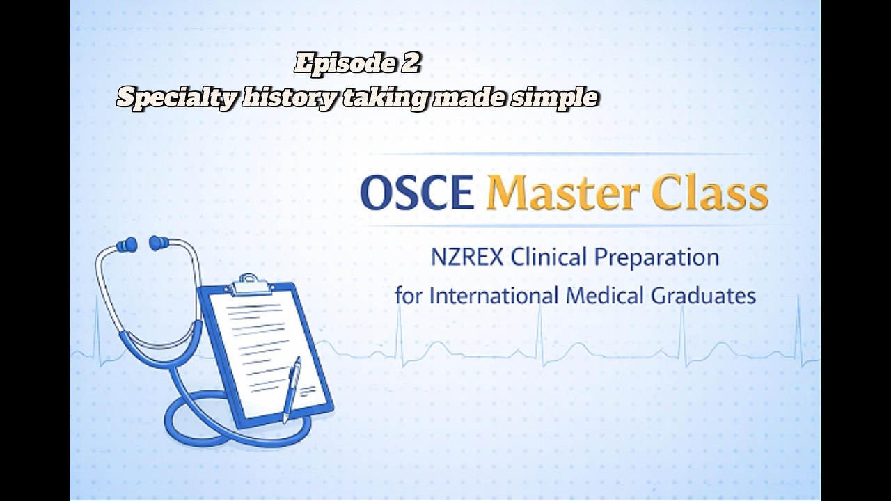 Episode 2: Specialty History Taking Made Simple