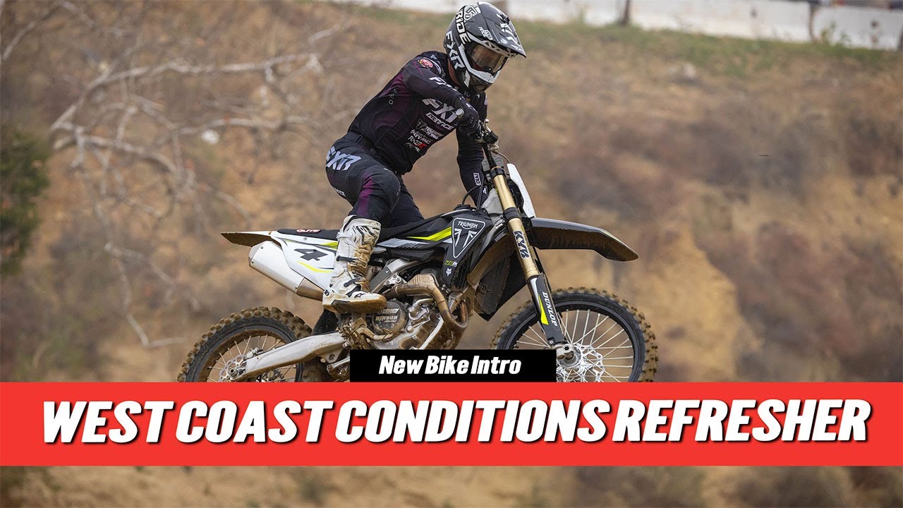 2025 Triumph TF 450-RC Edition Refresher on West Coast Conditions