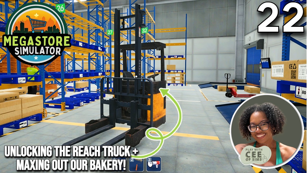 Unlocking The Reach Truck + MAXING Out Our Bakery In Megastore Simulator! | EP #22