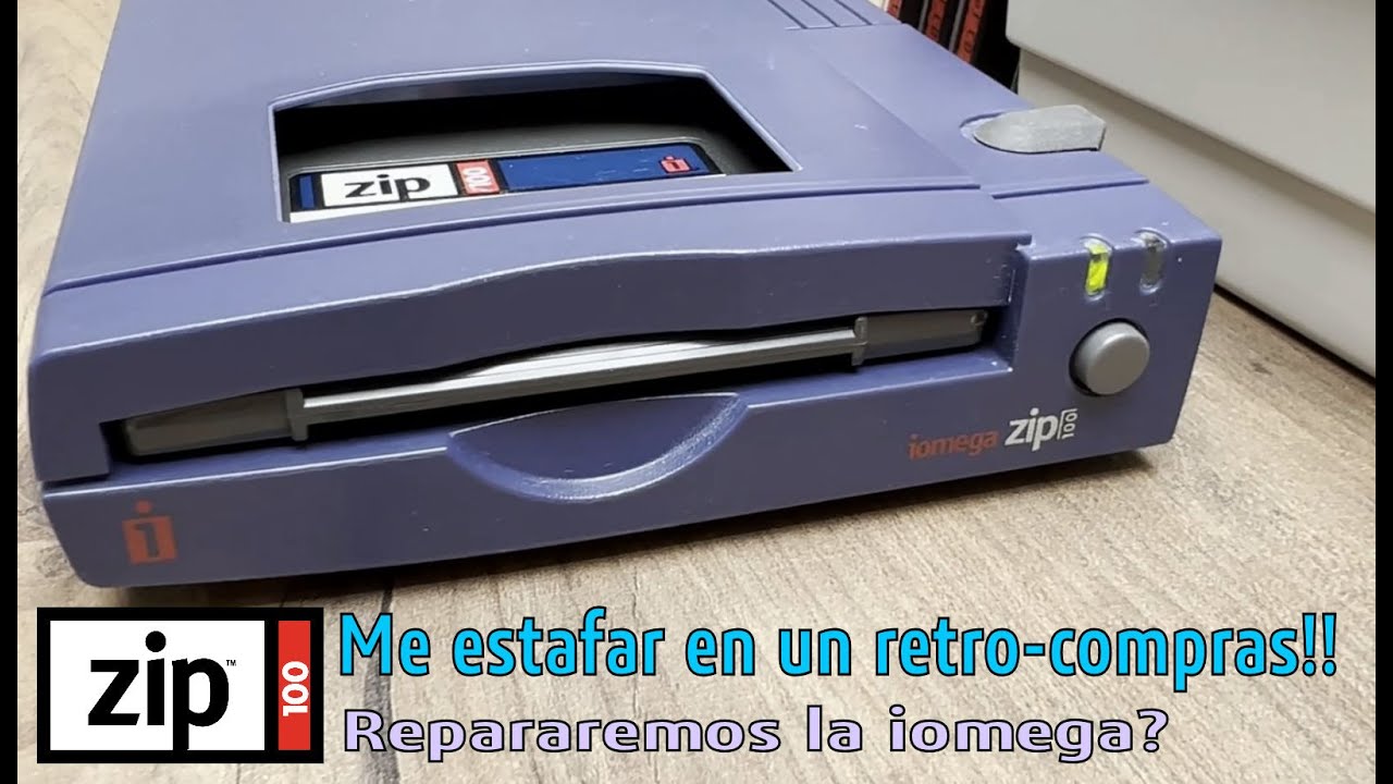 🧐 Me estafan en un retro compras. Conseguiremos reparar la Iomega ZIP?