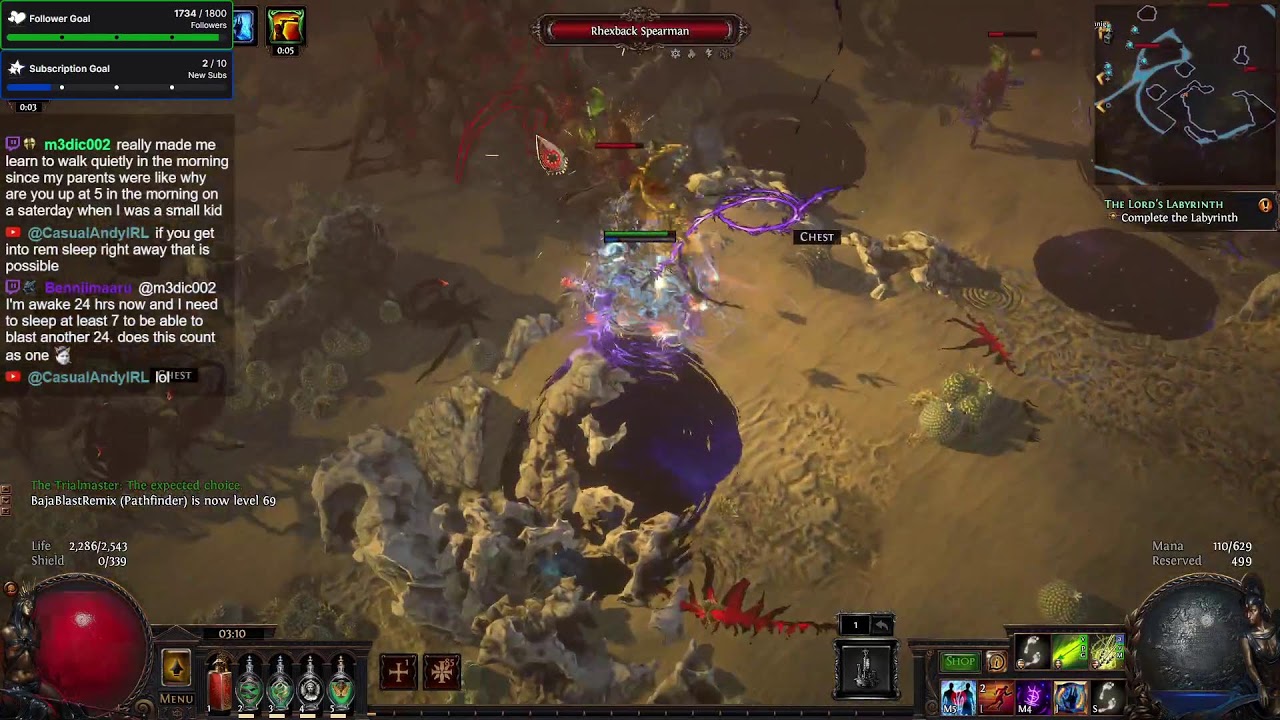 TR PF Mirage League Leveling Practice