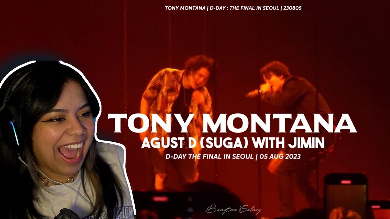 REACTING to Suga & Jimin 'TONY MONTANA' LIVE