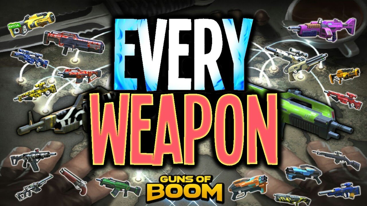 Every Weapon in Guns of Boom*one video*