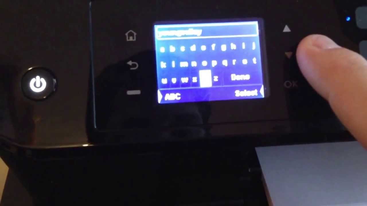 Connecting an envy printer to your wifi