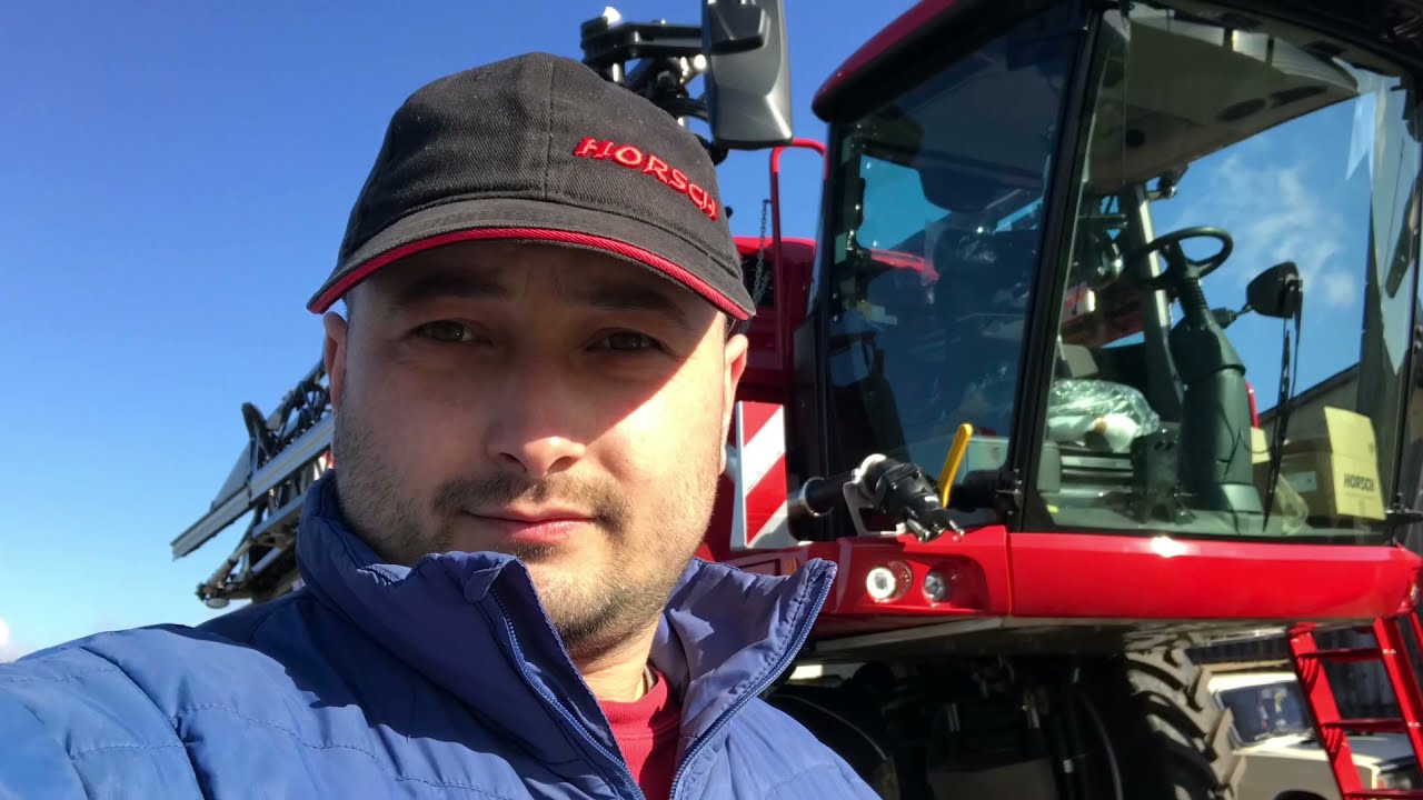Оприскувач HORSCH Leeb. Стабілізація штанги 30 км/год 35 см над поверхнею #horschleeb