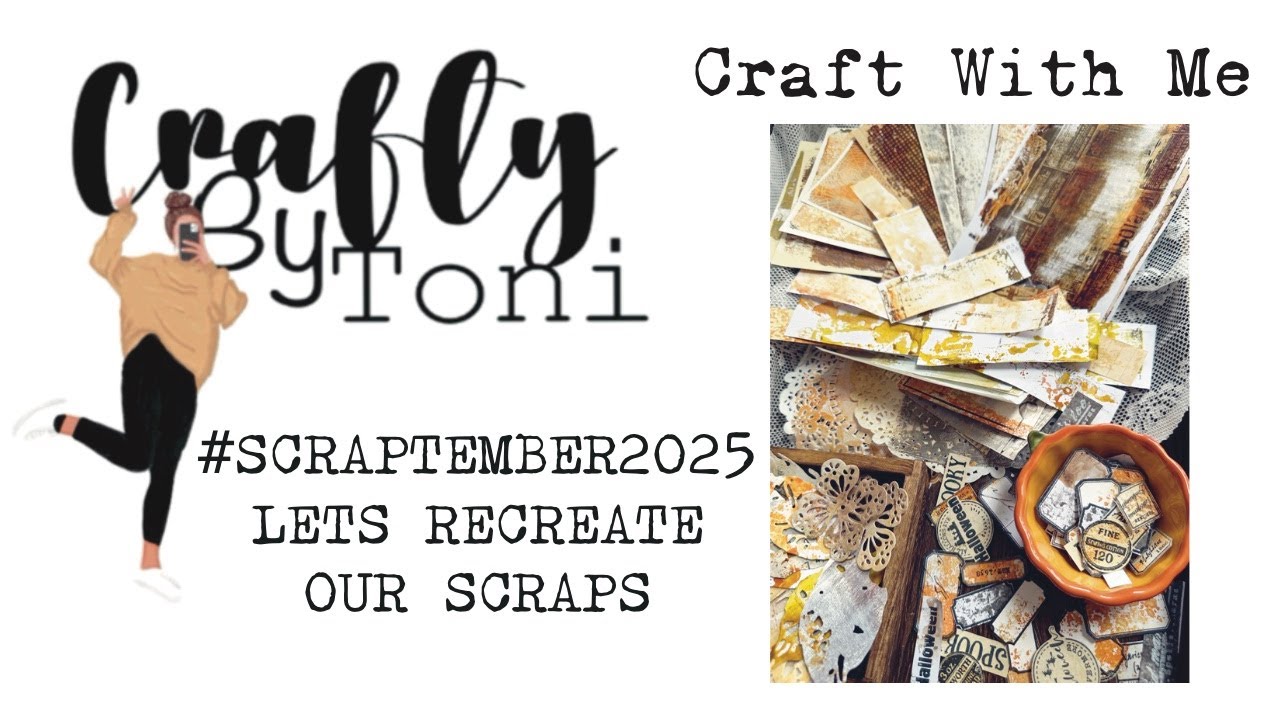 #SCRAPTEMBER2025 …LETS RECREATE OUR SCRAPS … #junkjournalideas #craftwithme