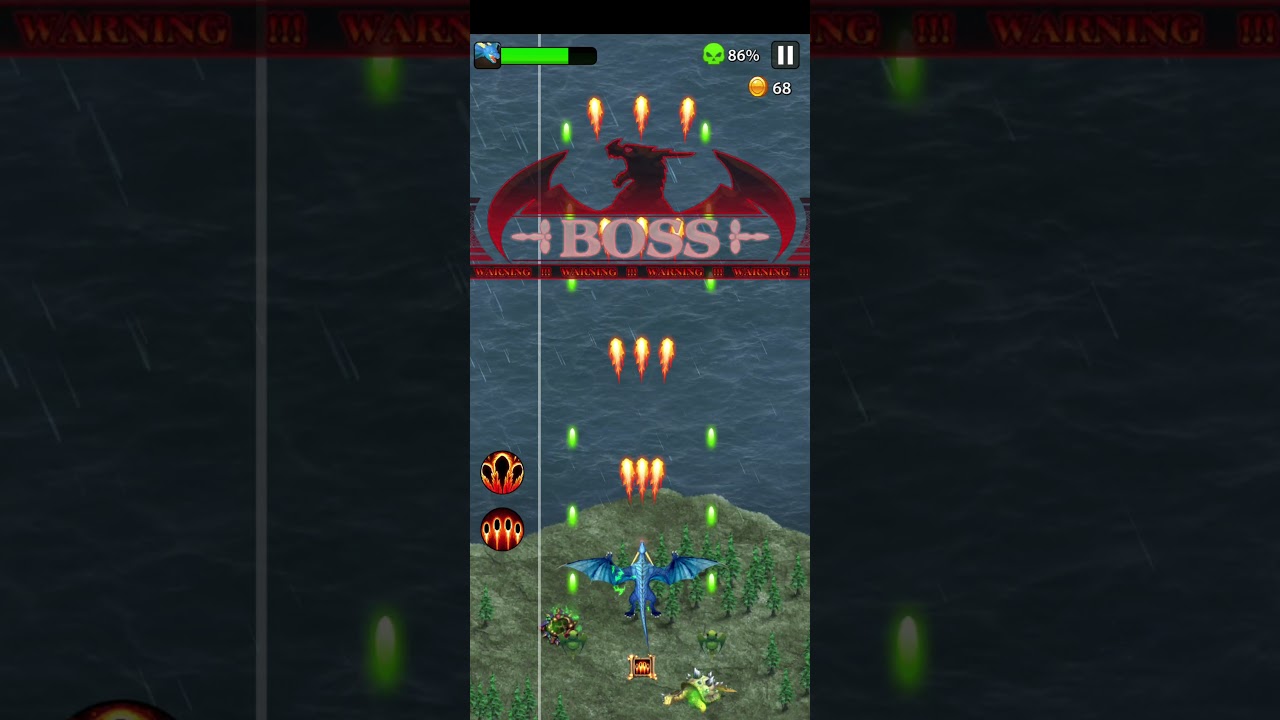 dragon shooter boss 1 hard level||rocket studio