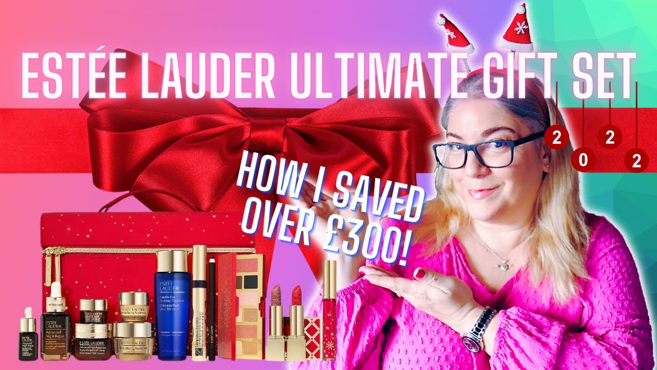 UNBOXING THE ESTÉE LAUDER BLOCKBUSTER ULTIMATE GIFT SET 2022 🎄 | How I saved over £300!
