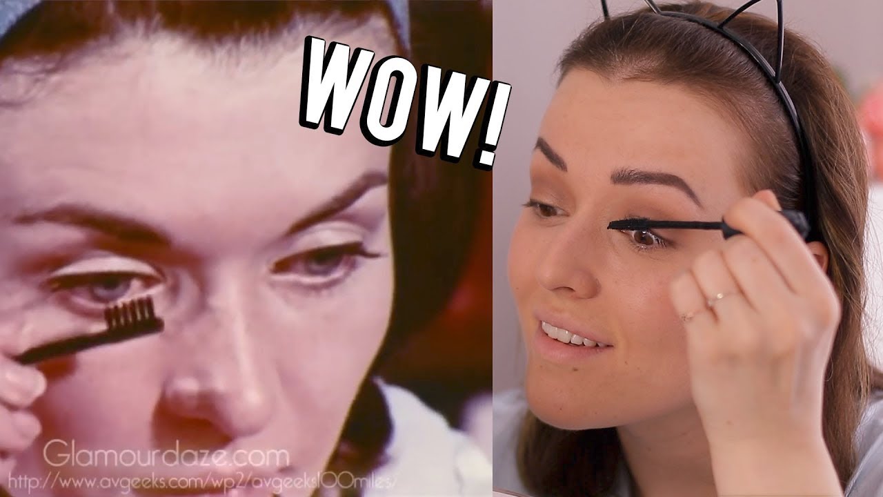 I tried following a vintage make-up tutorial ❤ Uit 1969 | Beautygloss