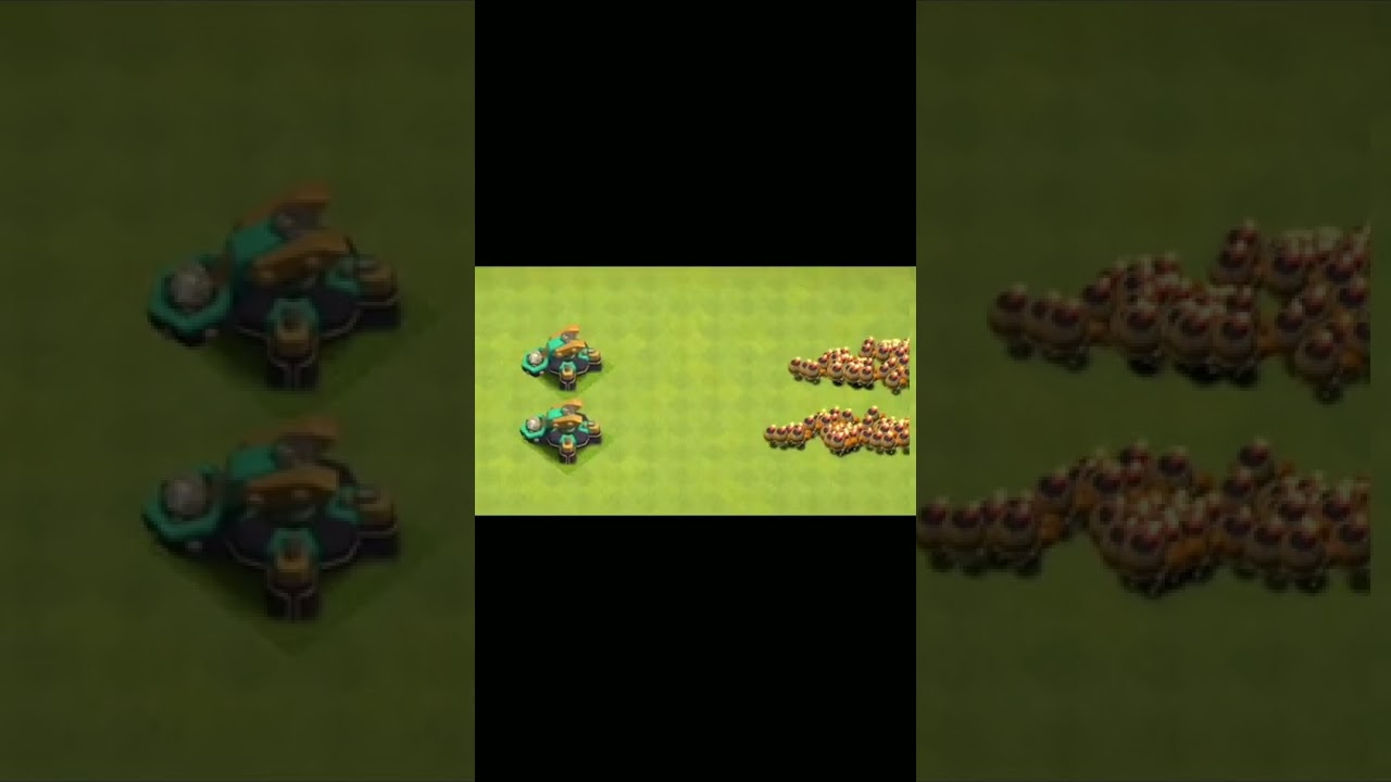 Max Scattershot Vs level 1 Mortar |clash of clans#clashof#shorts#games#android#clash#capital#viral