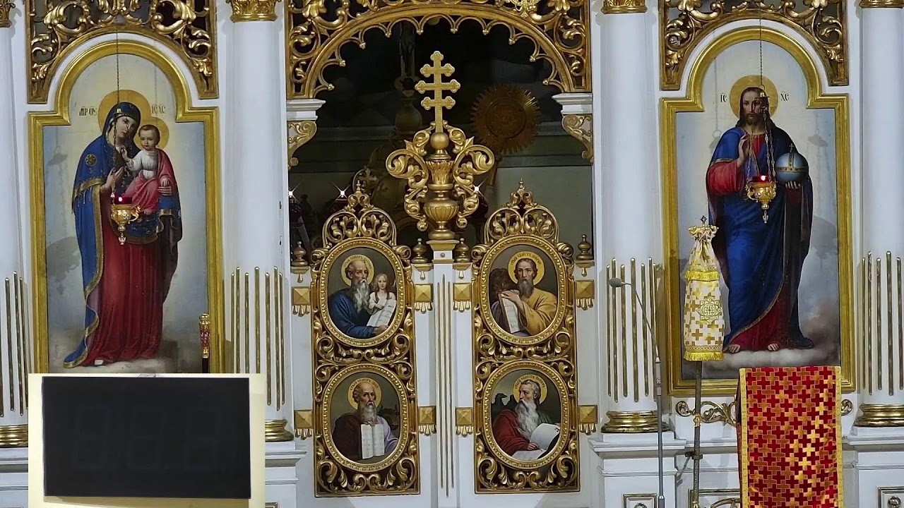 Bohoslužba z katedrály