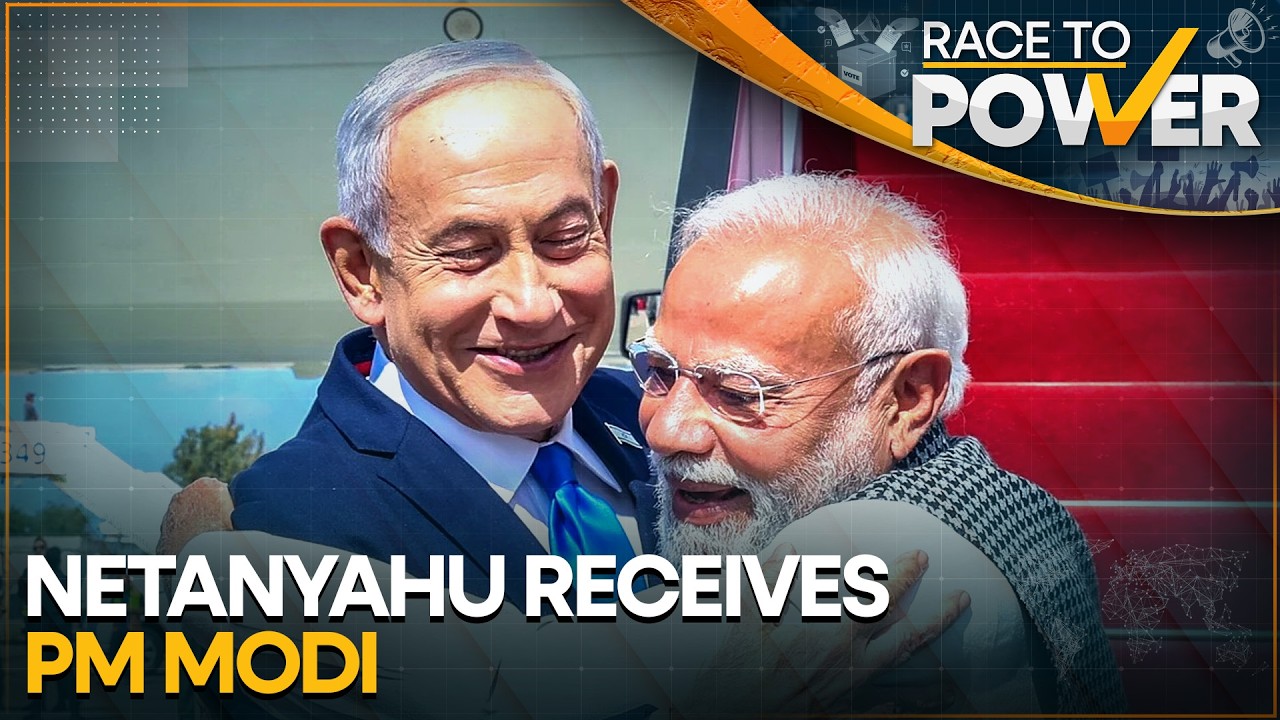 India's Prime Minister Narendra Modi Arrives at Israel's Parliament | Race To Power | WION News