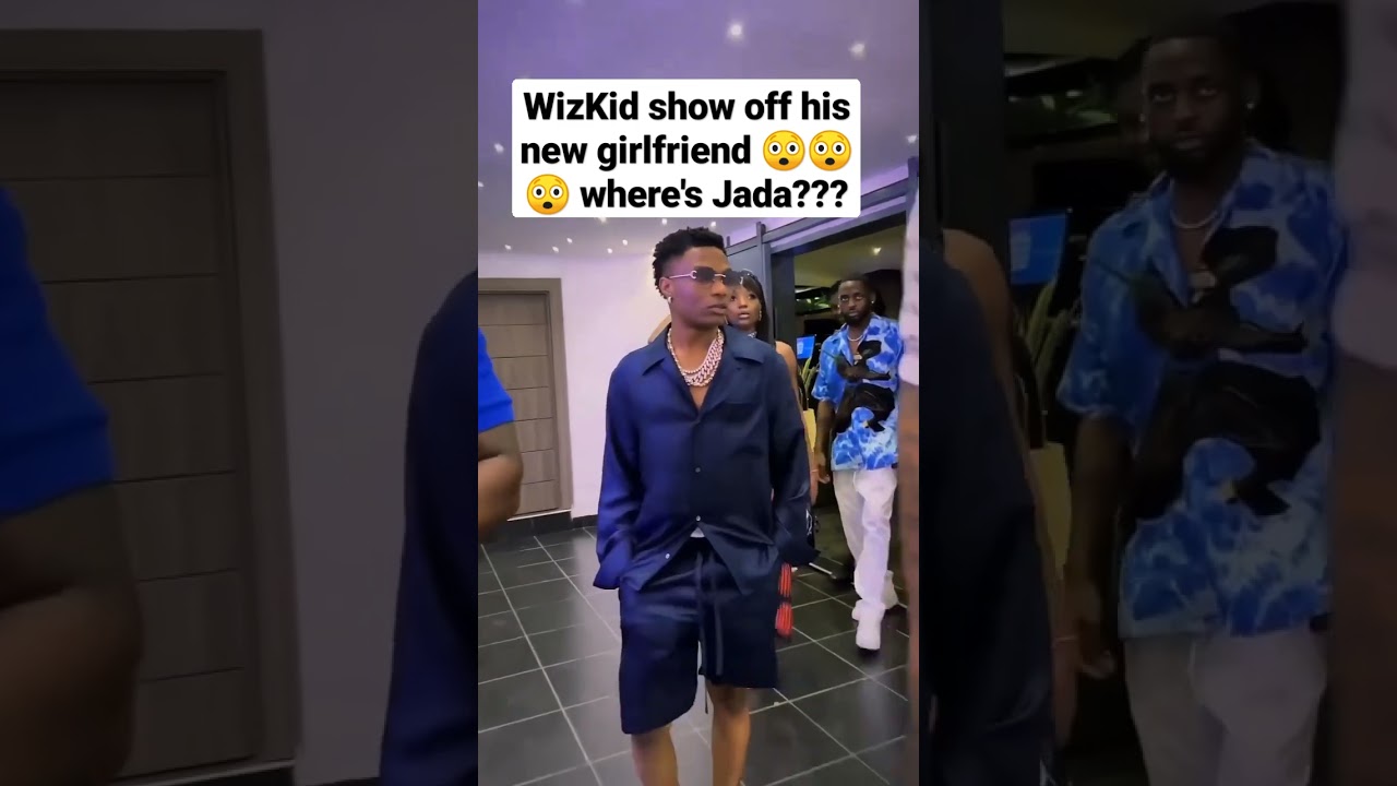 where is Jada as WizKid showoff his new girlfriend????#shorts