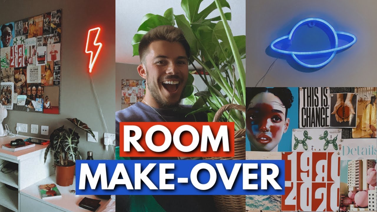 EXTREME STUDENT ROOM TRANSFORMATION (cheap and easy)