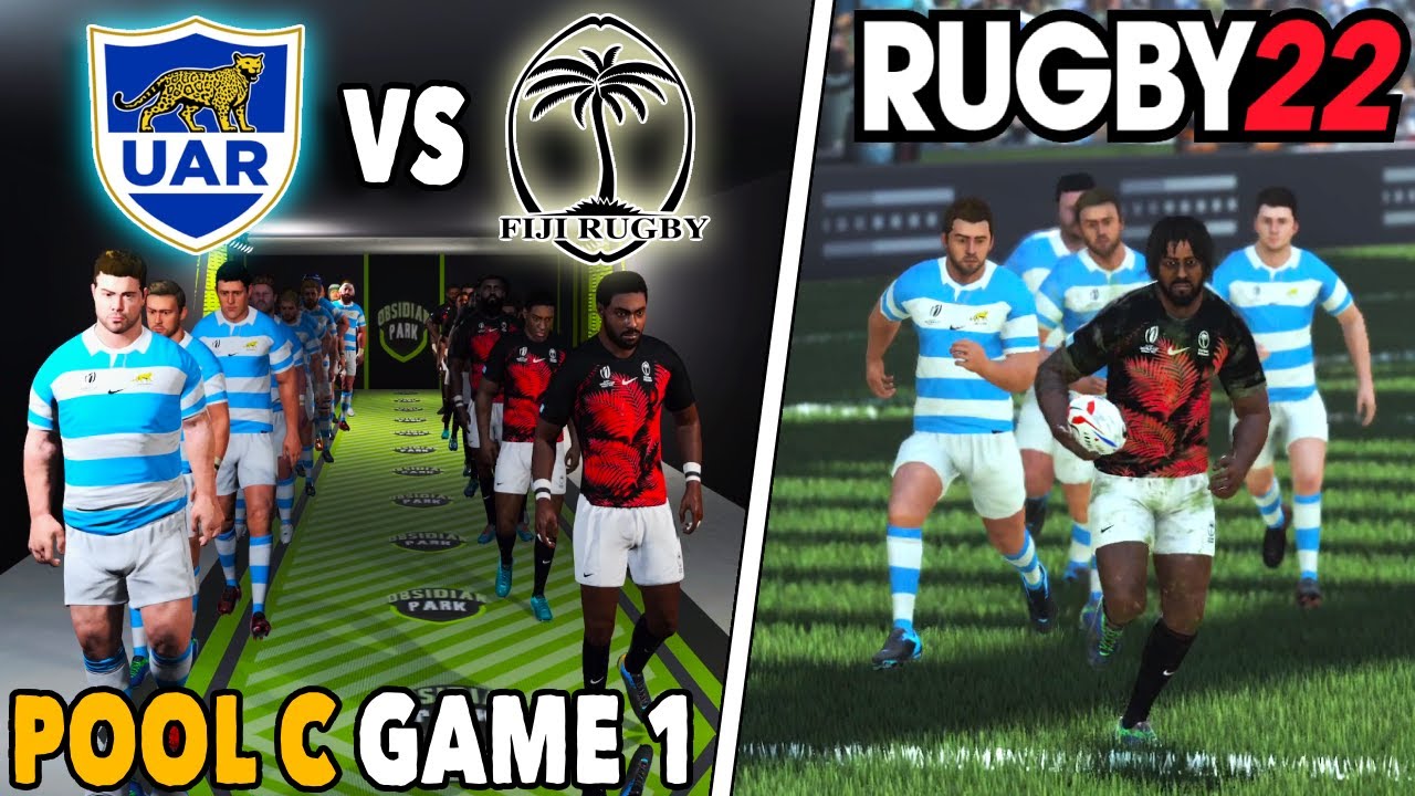 Toughest Pool EVER! - FIJI vs ARGENTINA World Cup Game 1 | Rugby 22 Legend Difficulty & Commentary