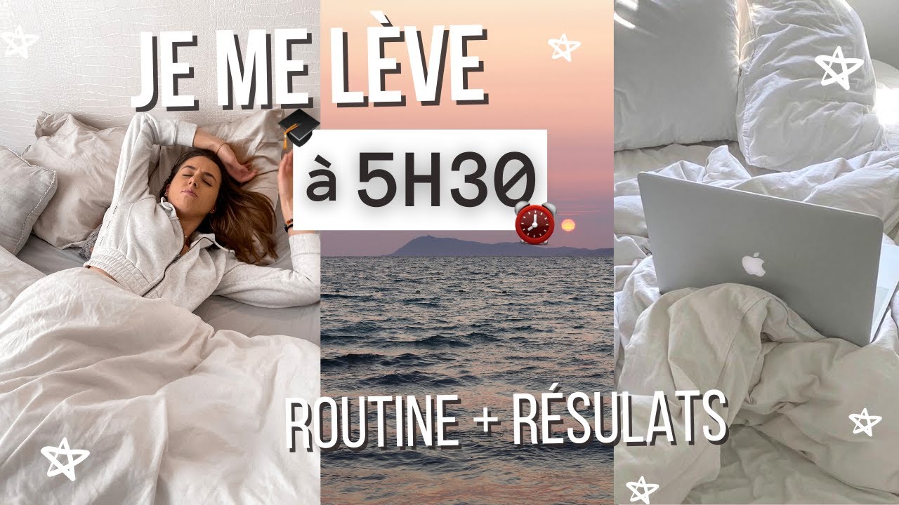 JE ME LÈVE À 5H30 PENDANT UNE SEMAINE! (routine + résultats)