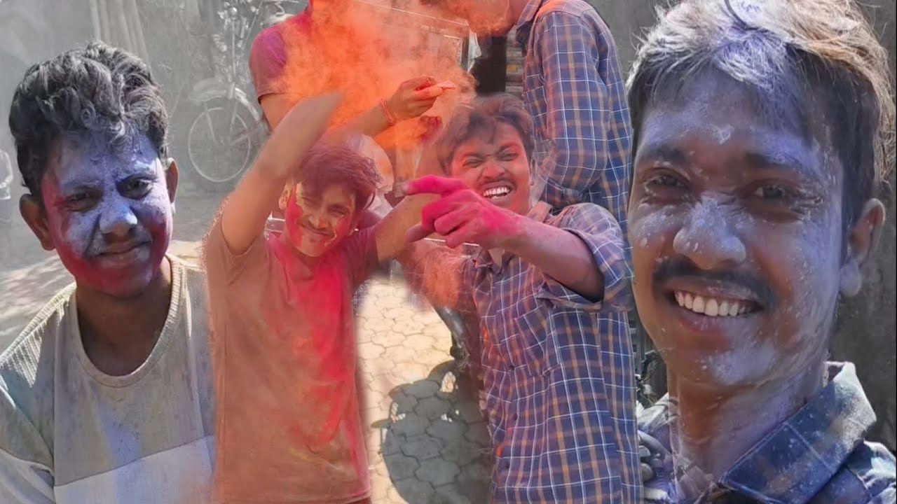 રૂપાણી સર્કલ મા 🫟 ધુળેટી 🫟 યોજાય 