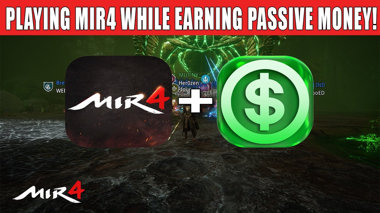 Mir4 - Playing mir4 while earning money using your internet | Free passive income | Part 1 (TAGALOG)