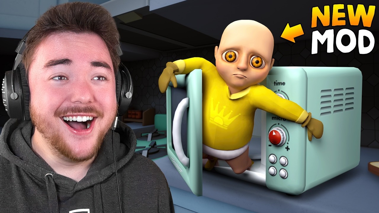 MICROWAVING THE BABY MOD!!! | The Baby In Yellow Gameplay (Mods)