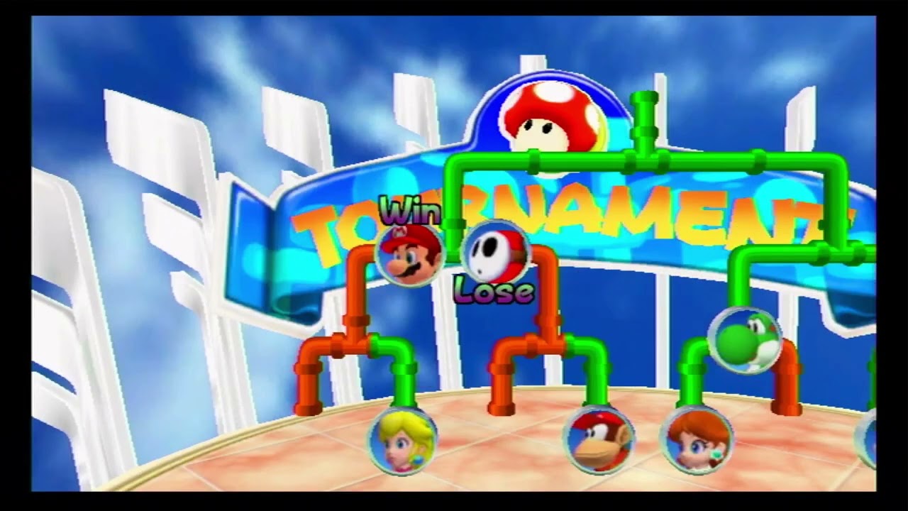 Mario Power Tennis Wii Murshroom Cup
