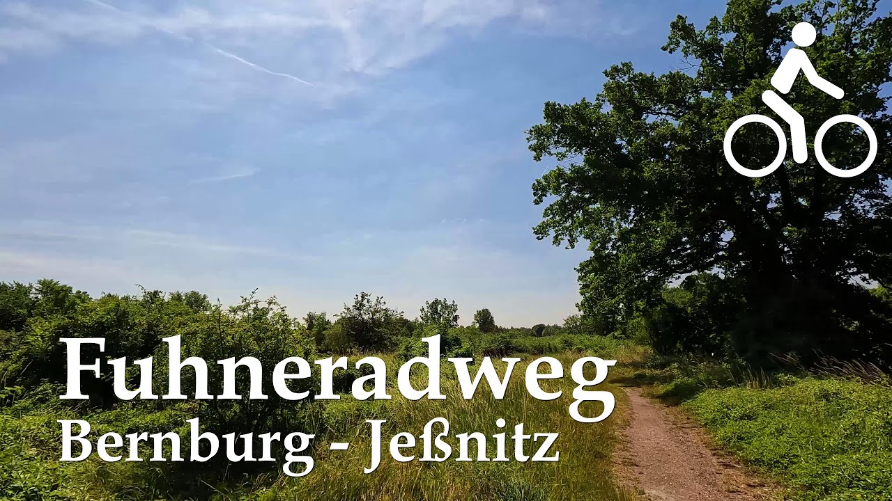 Fuhneradweg von Bernburg (Saale) nach Jeßnitz (Anhalt) | 4K