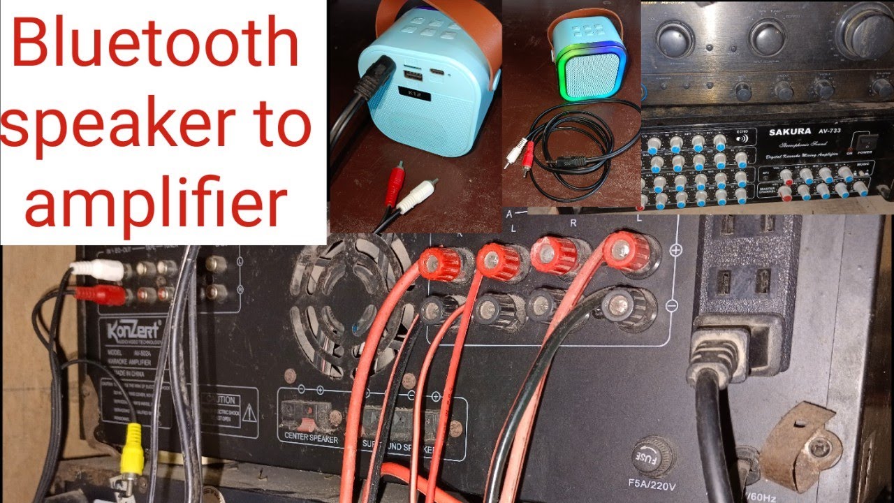 how to connect Bluetooth to amplifier