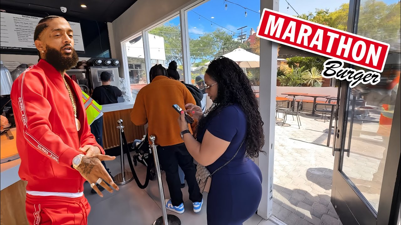 Miami✈️ To Marathon Burger Nipsey Hussle Restaurant