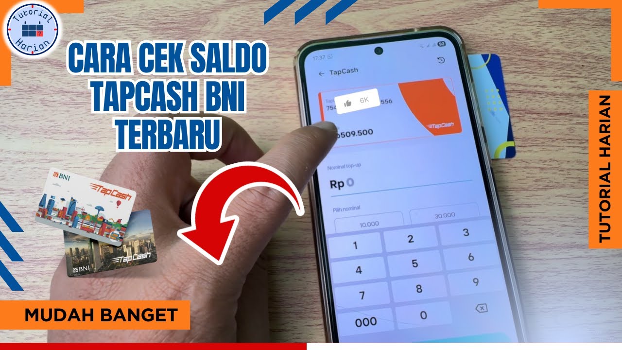 Cara Cek Saldo TapCash BNI di HP
