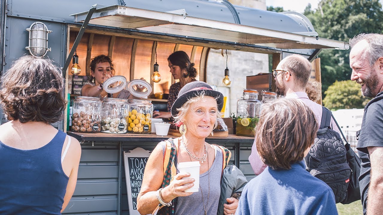 Vintage Bar Box™ Horsebox Catering Trailer Brand Activation Hire - TIOSK at Wilderness Festival