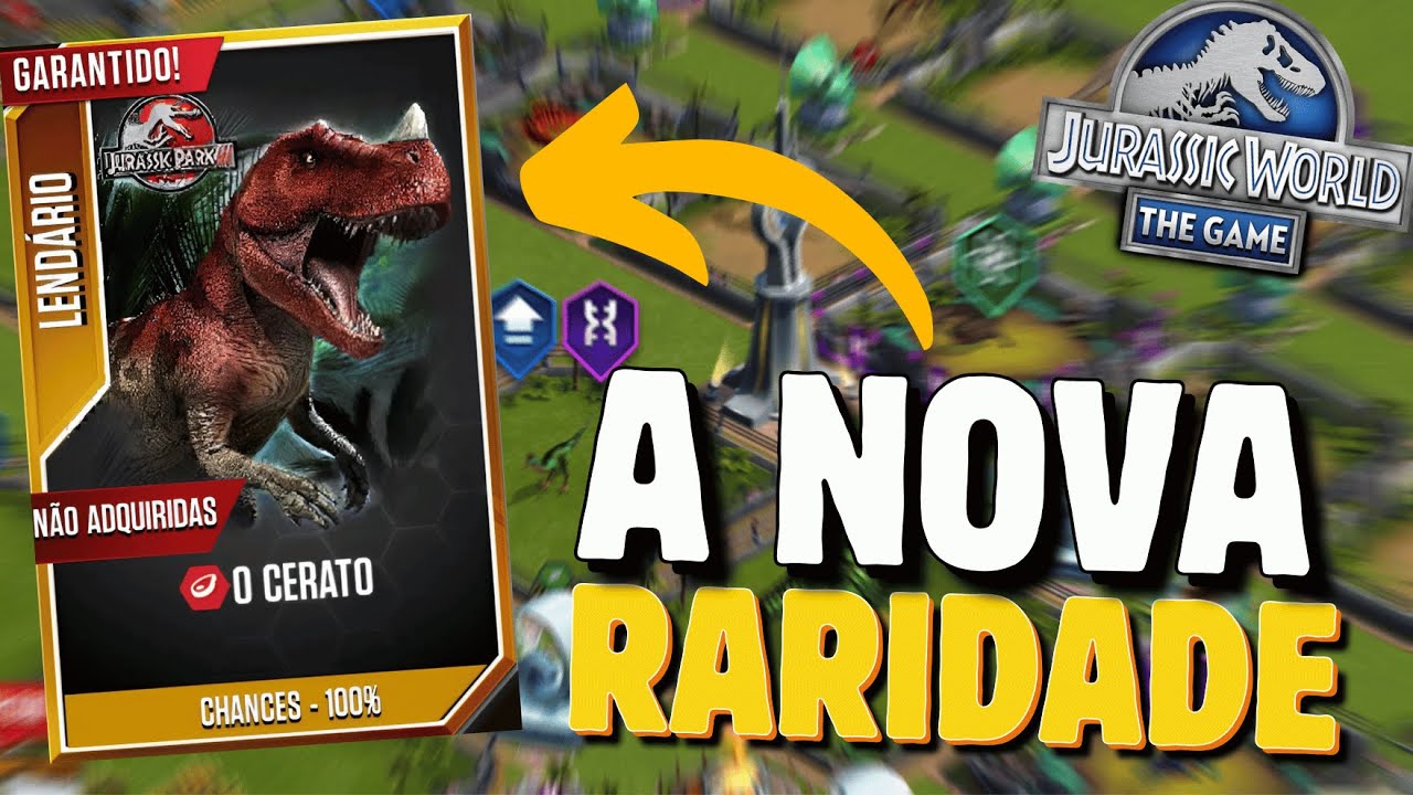 CHEGOU A NOVA RARIDADE, O CERATO É INCRIVELMENTE FORTE!!! .Jurassic World