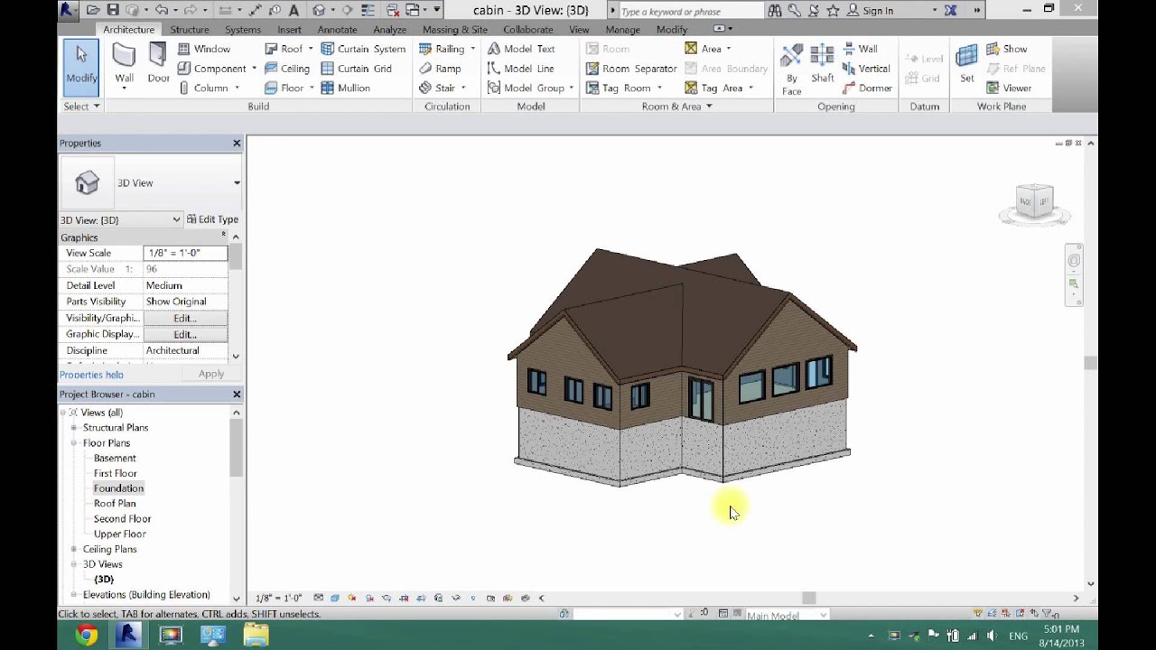How to create a Foundation Plan in Revit Architecture