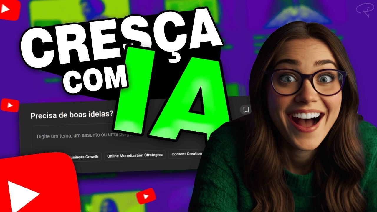 Nova IA do YouTube Como usar a INSPIRAÇÃO para CRIAR CONTEÚDOS que geram visualizações