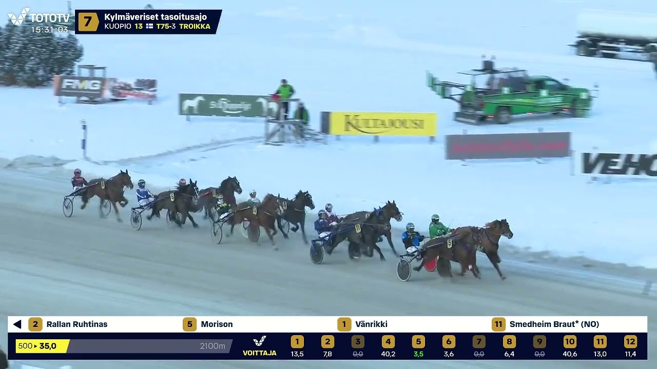 Vänrikki-PeeÄssä Kylmäveriset tasoitusajo 2100m 31.1.2026