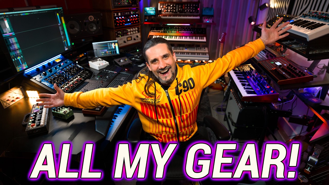 What I Actually Use in 2026! Epic Studio Tour!(Synths, Analog Gear, Gadgets)