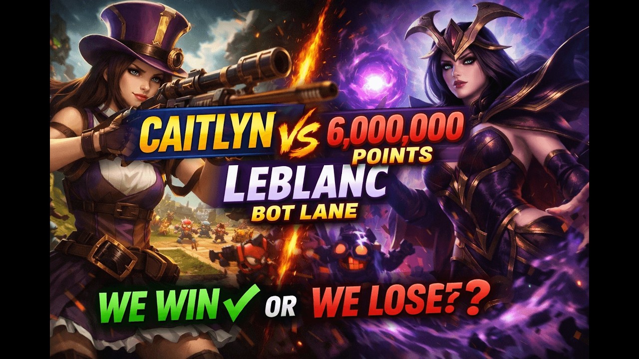 Ranked Bot | Pantheon  & Caitlyn | Full Gameplay