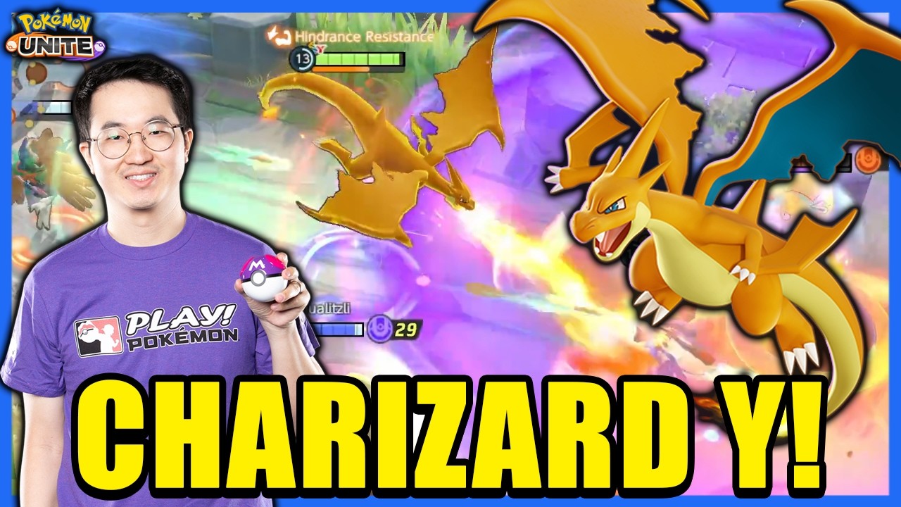 Играем за Мега Чаризарда Y, чтобы терроризировать рейтинговые игры! | Pokémon Unite