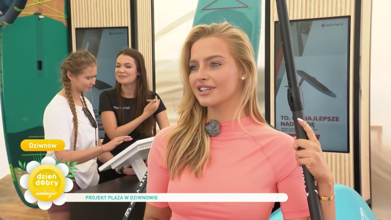 Karolina Pisarek-Salla dba o formę na desce SUP | Dzień dobry TVN