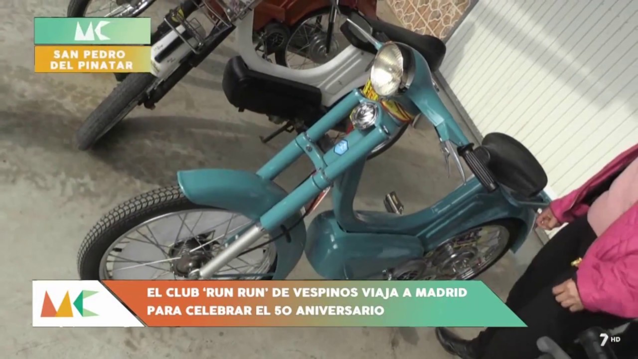 RunRun con vespinos a Madrid. Murcia Conecta  25-enero-2018